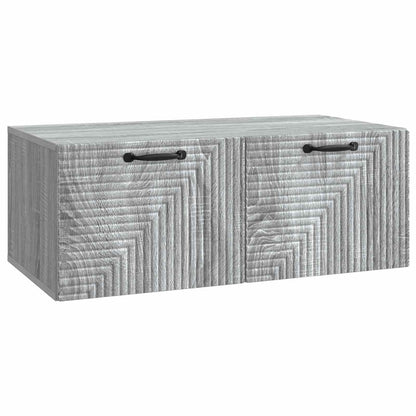 Mobile Porta TV da Muro Grigio Sonoma 78,5 x 41 x 30 cm