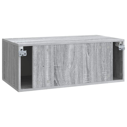 Mobile Porta TV da Muro Grigio Sonoma 78,5 x 41 x 30 cm