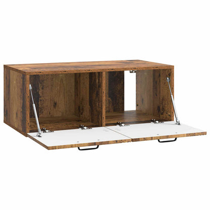 Mobile Porta TV da Muro Legno antico 78,5 x 41 x 30 cm