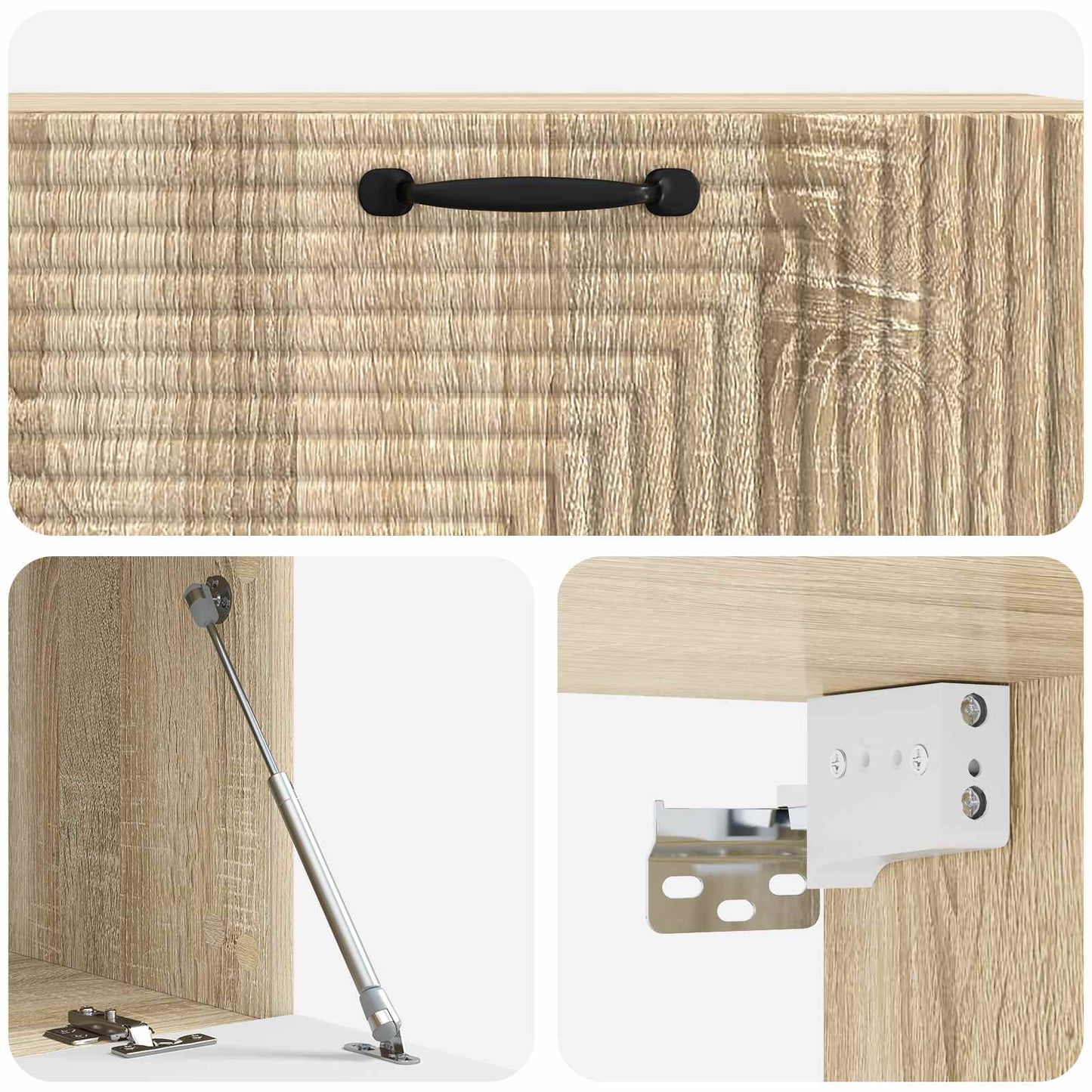 Mobile Porta TV da Muro Rovere Sonoma 98 x 41 x 30 cm