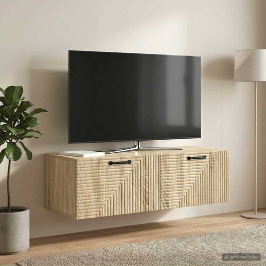 Mobile Porta TV da Muro Rovere Sonoma 98 x 41 x 30 cm