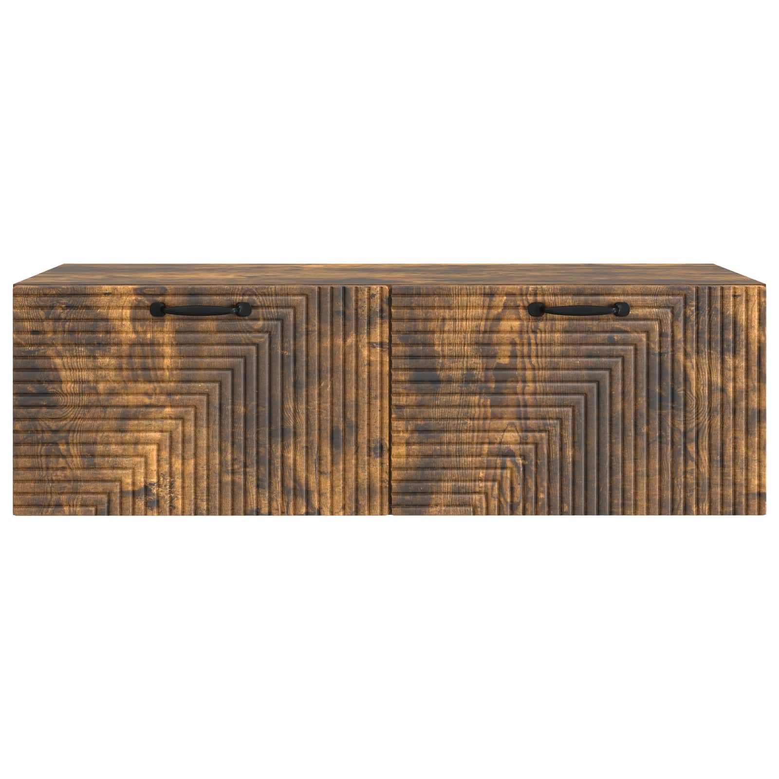 Mobile Porta TV da Muro Rovere Fumo 98 x 41 x 30 cm | homemem39