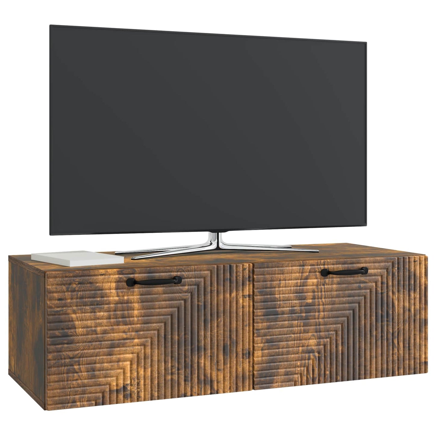 Mobile Porta TV da Muro Rovere Fumo 98 x 41 x 30 cm | homemem39