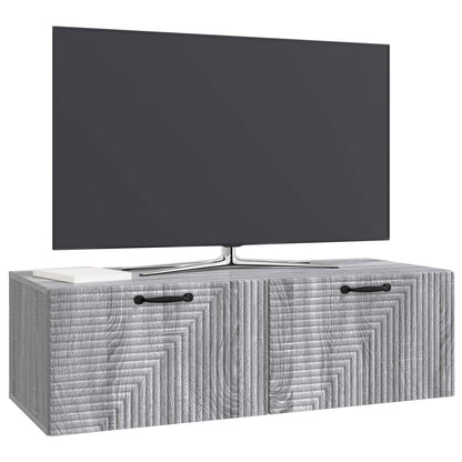 Mobile Porta TV da Muro Grigio Sonoma 98 x 41 x 30 cm