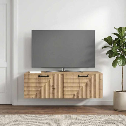 Mobile Porta TV da Muro Rovere Artigianale 98 x 41 x 30 cm