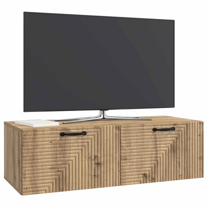 Mobile Porta TV da Muro Rovere Artigianale 98 x 41 x 30 cm | homemem39
