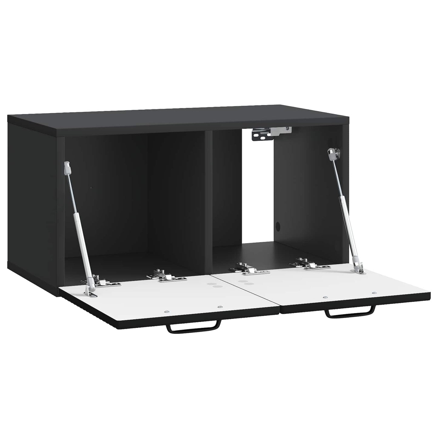Mobile Porta TV da Muro Nero 59,5 x 31 x 30 cm | homemem39