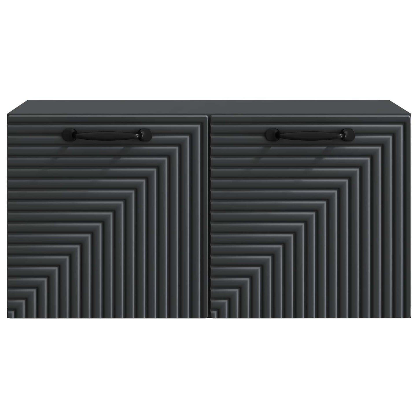 Mobile Porta TV da Muro Nero 59,5 x 31 x 30 cm | homemem39
