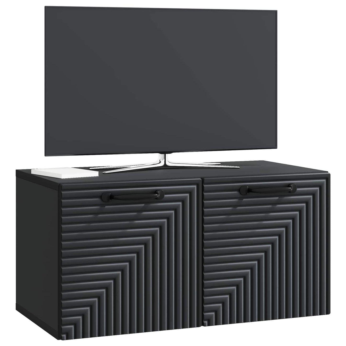 Mobile Porta TV da Muro Nero 59,5 x 31 x 30 cm | homemem39