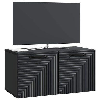 Mobile Porta TV da Muro Nero 59,5 x 31 x 30 cm