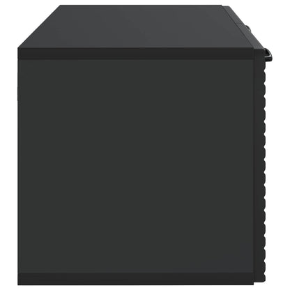 Mobile Porta TV da Muro Nero 59,5 x 31 x 30 cm | homemem39