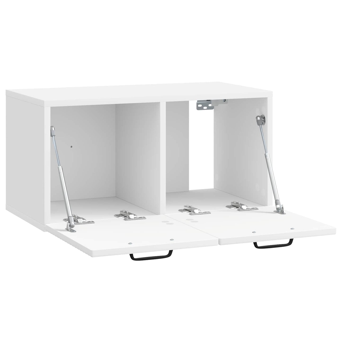 Mobile Porta TV da Muro Bianco Lucido 59,5 x 31 x 30 cm | homemem39