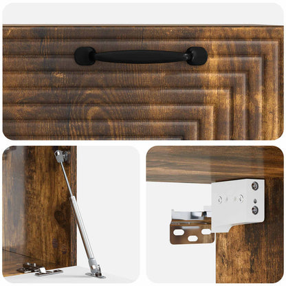 Mobile Porta TV da Muro Rovere Fumo 59,5 x 31 x 30 cm | homemem39
