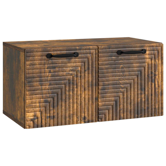 Mobile Porta TV da Muro Rovere Fumo 59,5 x 31 x 30 cm | homemem39
