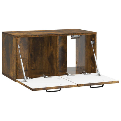 Mobile Porta TV da Muro Rovere Fumo 59,5 x 31 x 30 cm