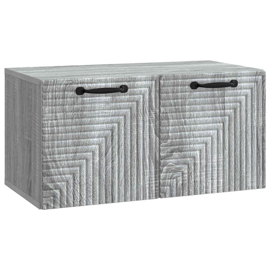 Mobile Porta TV da Muro Grigio Sonoma 59,5 x 31 x 30 cm