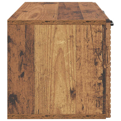 Mobile Porta TV da Muro Legno antico 59,5 x 31 x 30 cm | homemem39