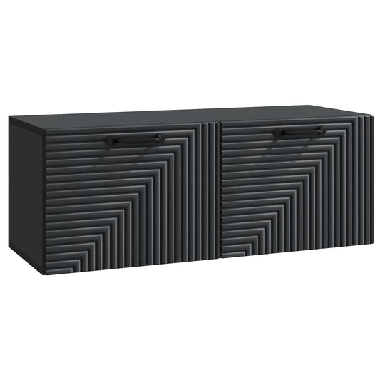 Mobile Porta TV da Muro Nero 78,5 x 31 x 30 cm | homemem39