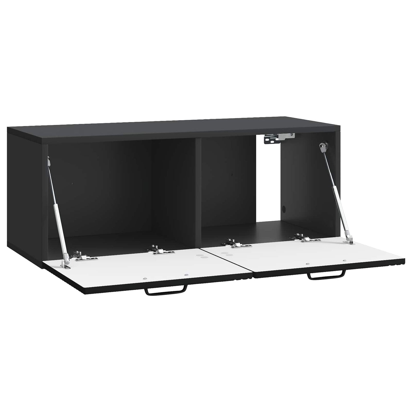 Mobile Porta TV da Muro Nero 78,5 x 31 x 30 cm | homemem39