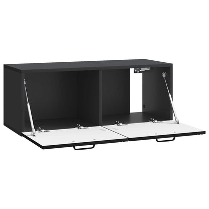 Mobile Porta TV da Muro Nero 78,5 x 31 x 30 cm | homemem39