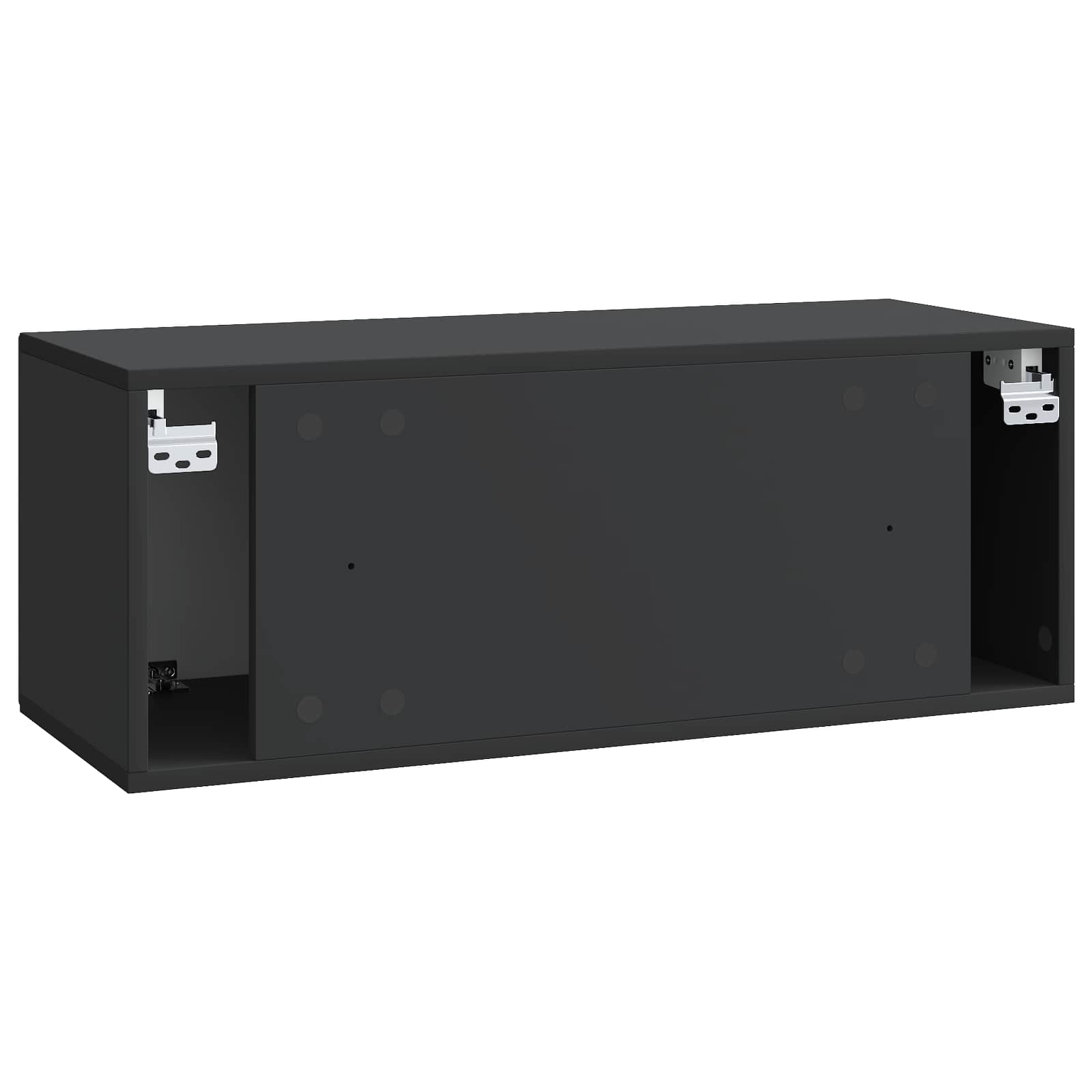 Mobile Porta TV da Muro Nero 78,5 x 31 x 30 cm | homemem39