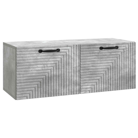 Mobile Porta TV da Muro Grigio Cemento 78,5 x 31 x 30 cm | homemem39