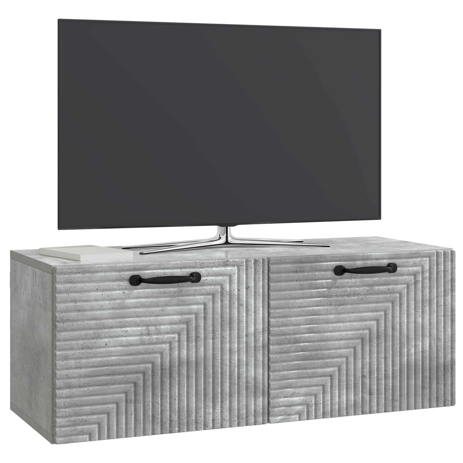 Mobile Porta TV da Muro Grigio Cemento 78,5 x 31 x 30 cm | homemem39