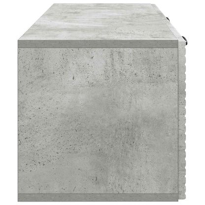 Mobile Porta TV da Muro Grigio Cemento 78,5 x 31 x 30 cm | homemem39