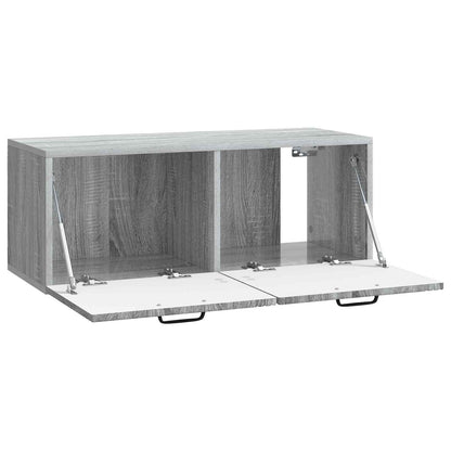 Mobile Porta TV da Muro Grigio Sonoma 78,5 x 31 x 30 cm | homemem39