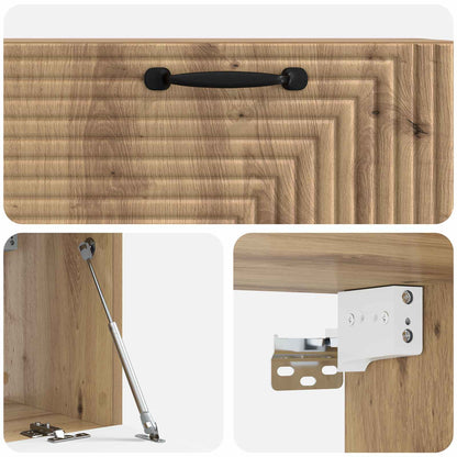 Mobile Porta TV da Muro Rovere Artigianale 78,5 x 31 x 30 cm | homemem39