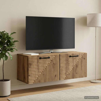 Mobile Porta TV da Muro Rovere Artigianale 78,5 x 31 x 30 cm