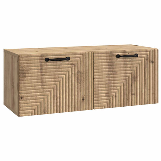 Mobile Porta TV da Muro Rovere Artigianale 78,5 x 31 x 30 cm