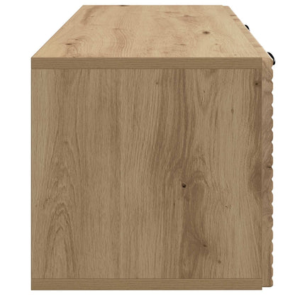 Mobile Porta TV da Muro Rovere Artigianale 78,5 x 31 x 30 cm