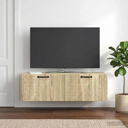 Mobile Porta TV da Muro Rovere Sonoma 98 x 31 x 30 cm - homemem39