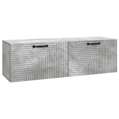 Mobile Porta TV da Muro Grigio Cemento 98 x 31 x 30 cm