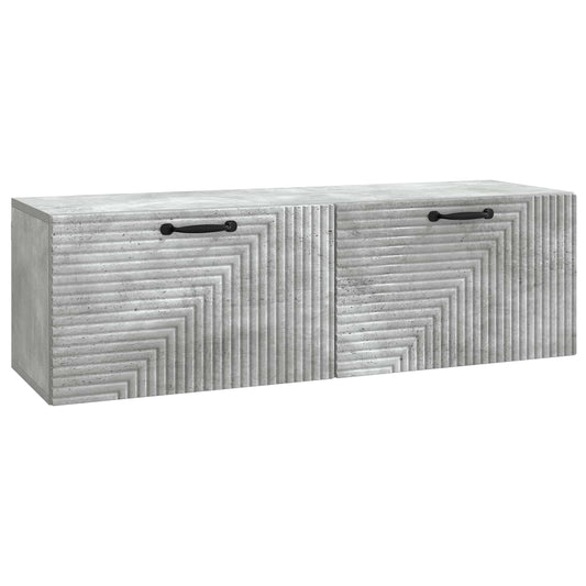 Mobile Porta TV da Muro Grigio Cemento 98 x 31 x 30 cm