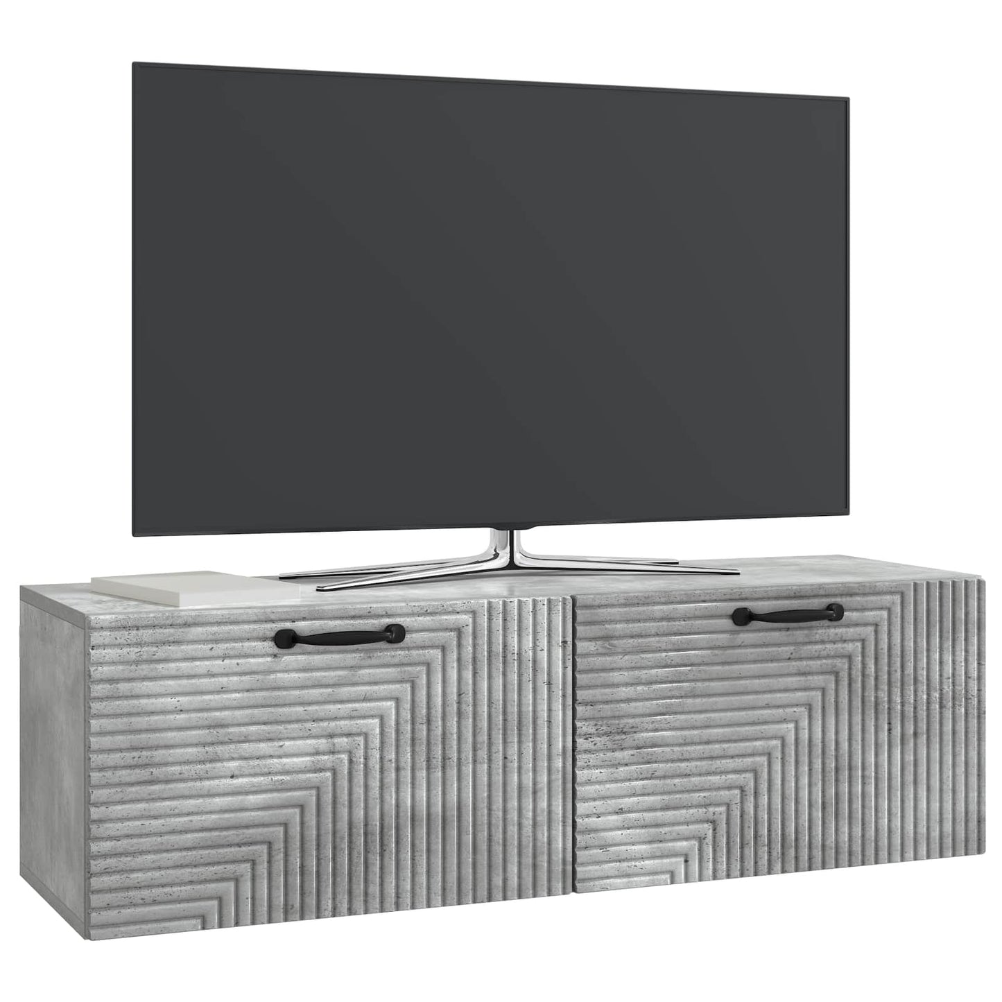 Mobile Porta TV da Muro Grigio Cemento 98 x 31 x 30 cm
