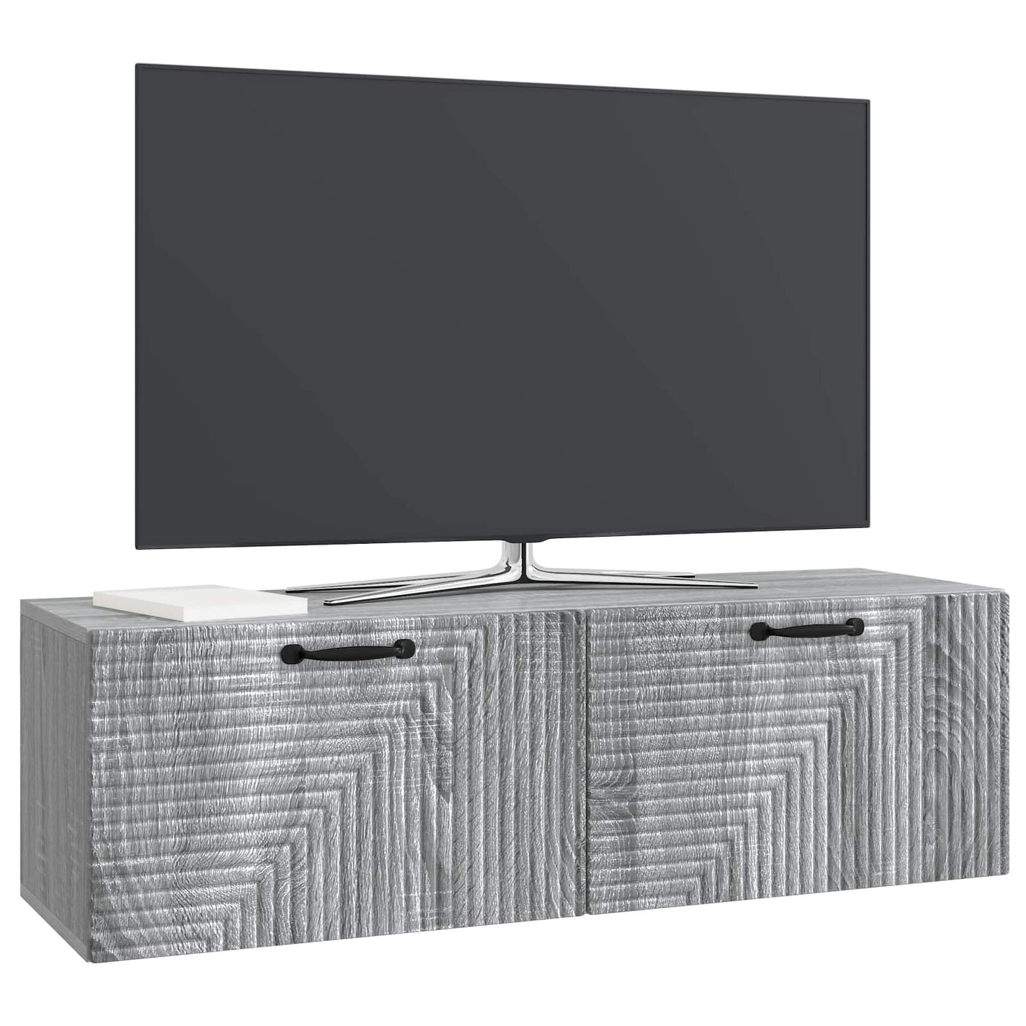 Mobile Porta TV da Muro Grigio Sonoma 98 x 31 x 30 cm
