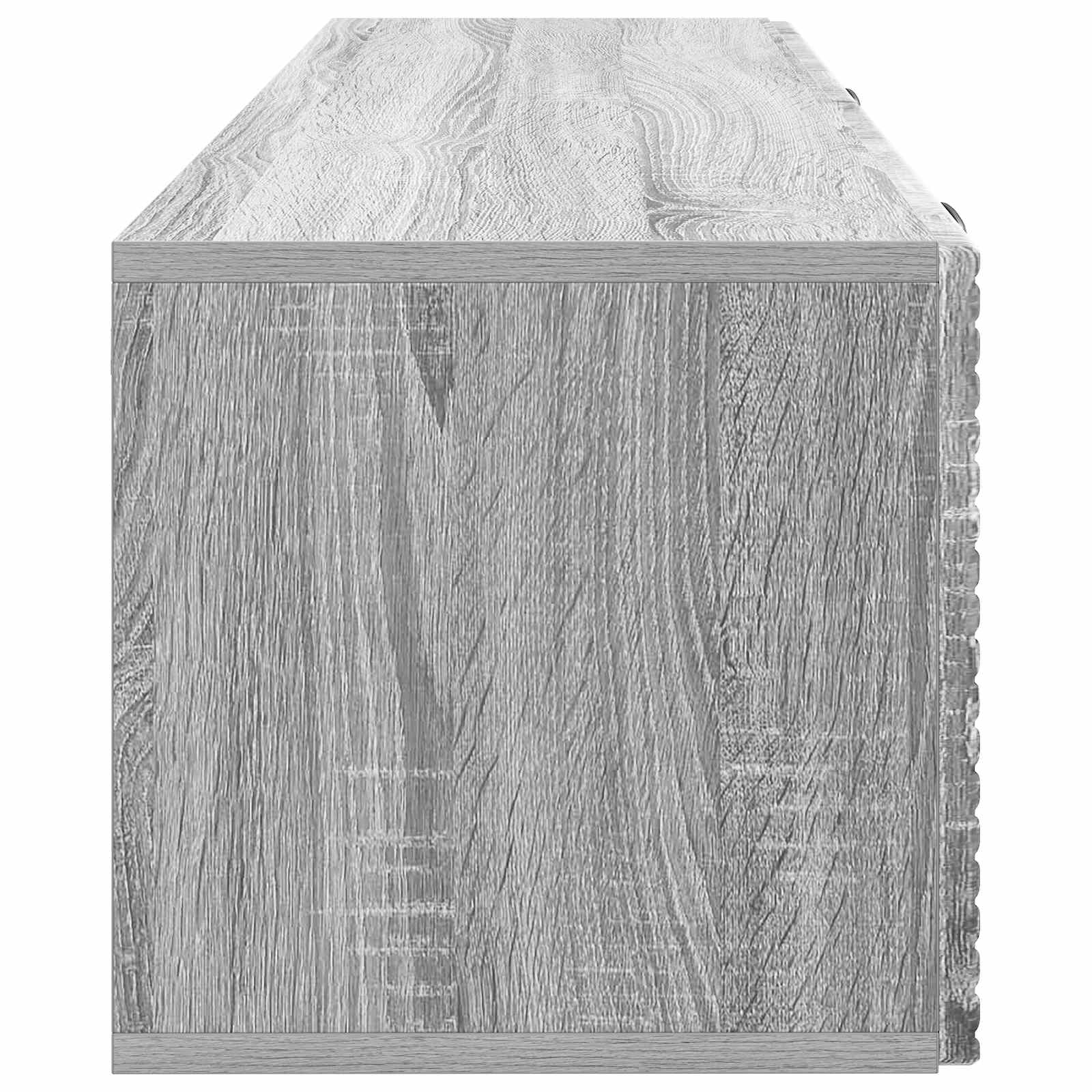 Mobile Porta TV da Muro Grigio Sonoma 98 x 31 x 30 cm | homemem39