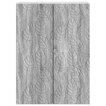 Mobiletto a muro Sonoma grigio 66 x 34,5 x 90 cm | homemem39