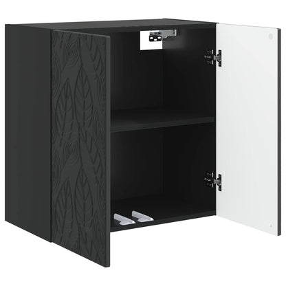 Mobiletto a muro Nero 59 x 31 x 60 cm Legno ingegnerizzato | homemem39