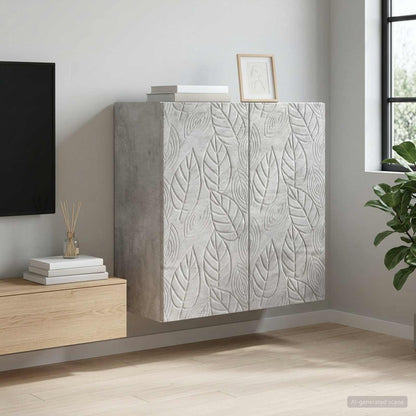 Mobiletto a muro Grigio Cemento 59 x 31 x 60 cm | homemem39