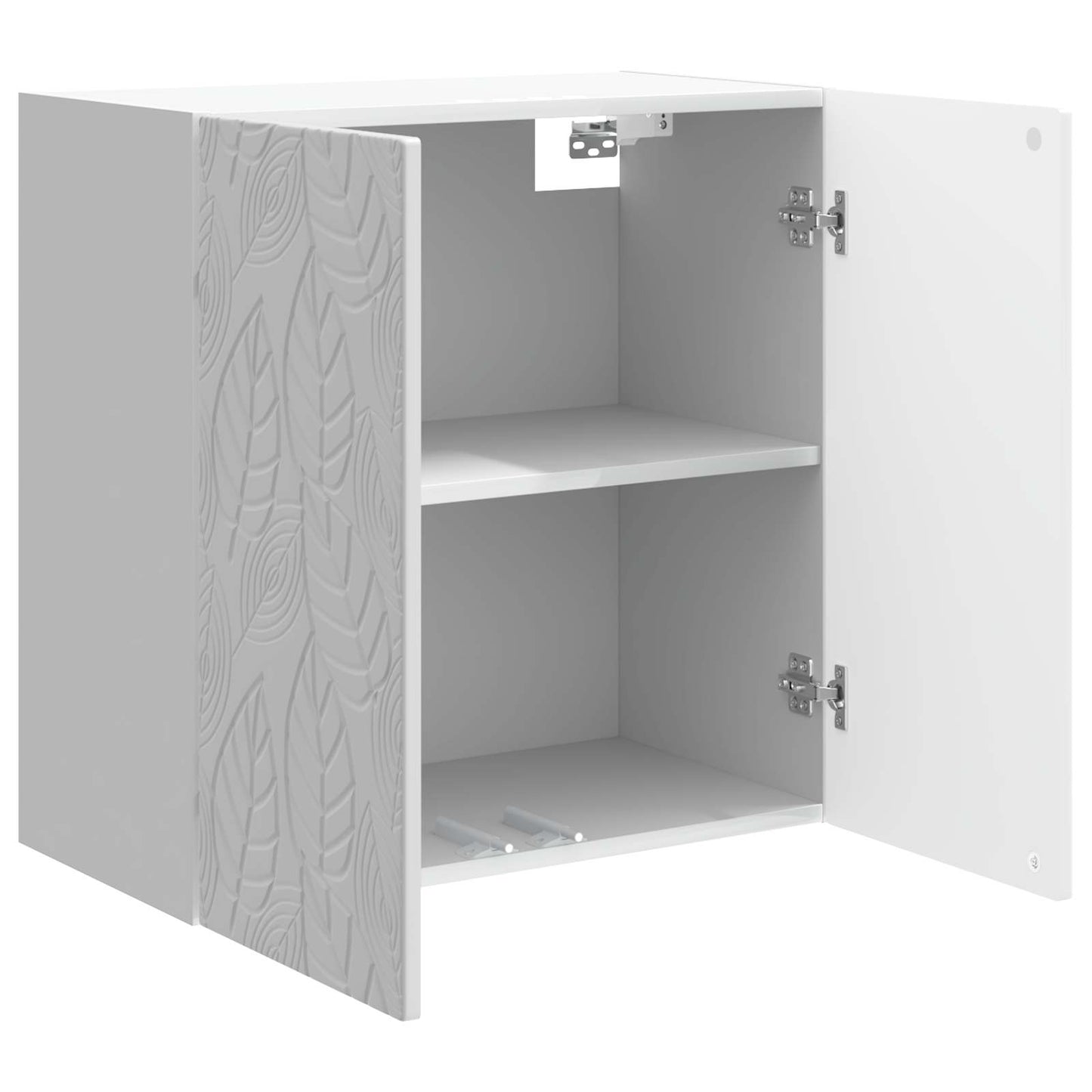 Mobiletto a muro Bianco Lucido 59 x 31 x 60 cm