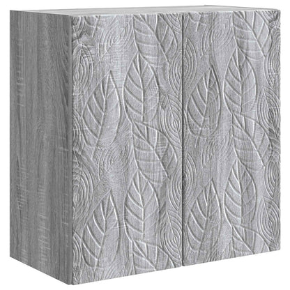 Mobiletto a muro Sonoma grigio 59 x 31 x 60 cm | homemem39