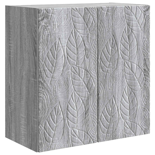 Mobiletto a muro Sonoma grigio 59 x 31 x 60 cm | homemem39