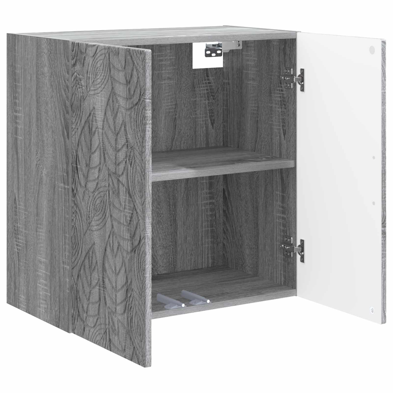 Mobiletto a muro Sonoma grigio 59 x 31 x 60 cm | homemem39