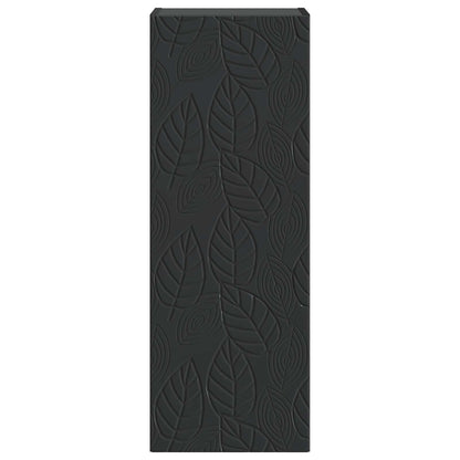 Mobiletto a muro Nero 33 x 34,5 x 90 cm Legno ingegnerizzato | homemem39