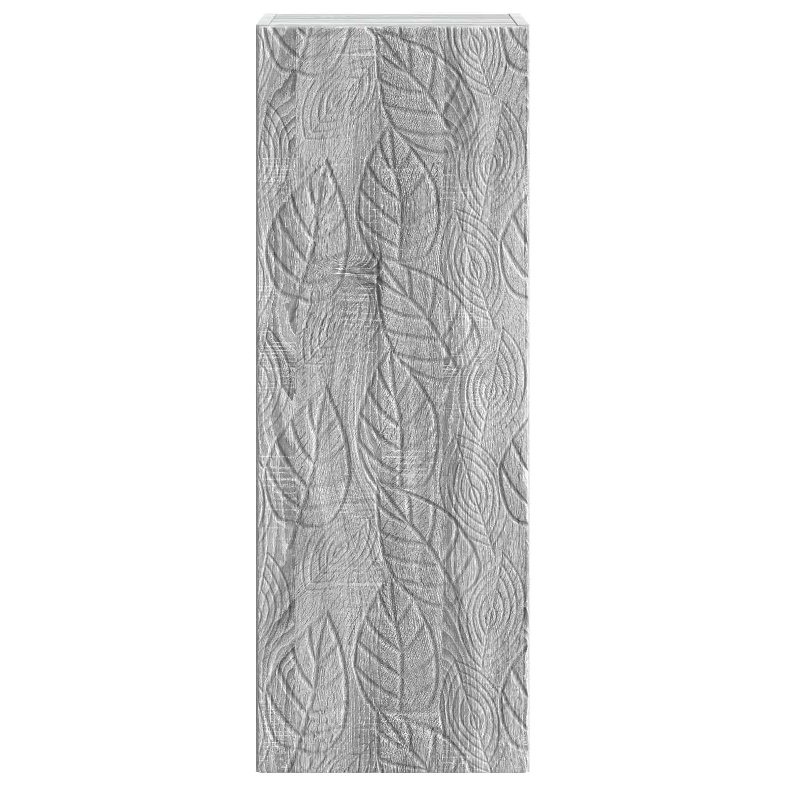 Mobiletto a muro Sonoma grigio 33 x 34,5 x 90 cm | homemem39