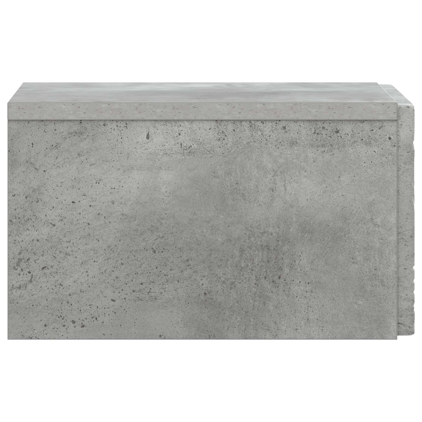 Tavolino da Parete Laterale Grigio Cemento 34,5 x 33 x 20 cm | homemem39