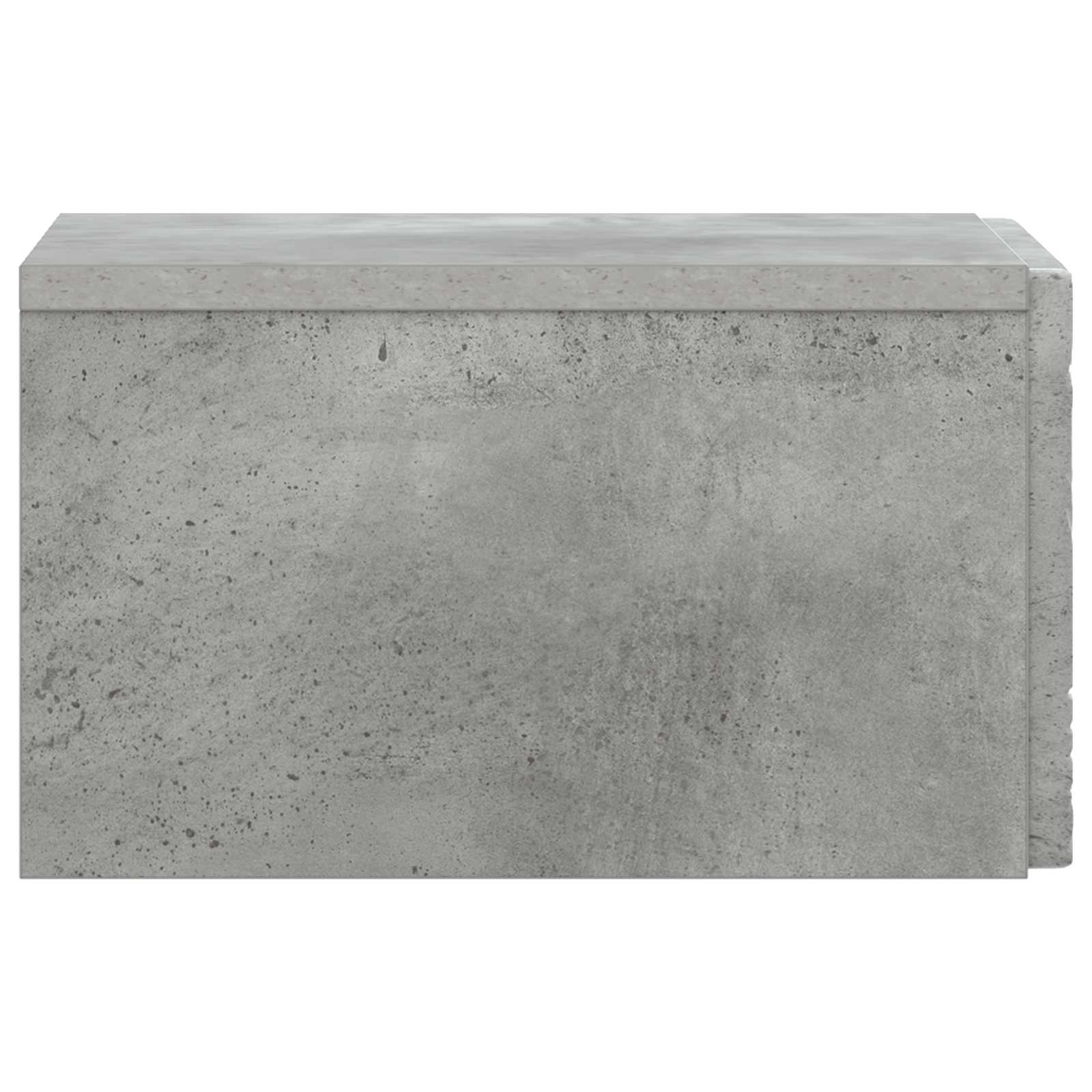 Tavolino da Parete Laterale Grigio Cemento 34,5 x 33 x 20 cm | homemem39